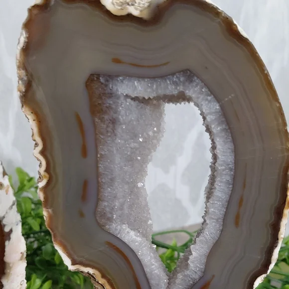 Natural Agate Geode Bookends - Picture 9 of 16